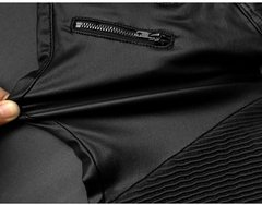 Calça Moto de Couro com Zíper - 2 cores - Fashion Beauty Store