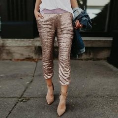 Calça Curta Paetê
