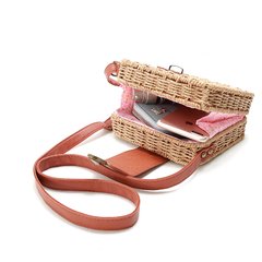 Bolsa Pequena de Palha - 4 Cores - loja online