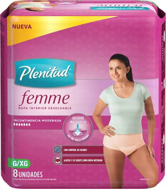Plenitud Mujer Fit Talle G/XG x 8 u.