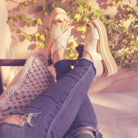 Sandalias Helena Natural