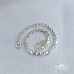 PULSERA CUBOS DE PLATA