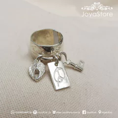 anillo estilo boho plata 925