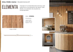Elementa - Revestimiento de Pared Interior - Cendra - Cod.JC13367 - Mundo Bega