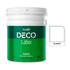 Deco Látex Exterior Blanco x 10 lts. Tersuave.