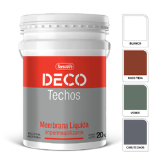 Membrana Líquida Impermeabilizante Deco Techos Tersuave x 20 Kgs. - comprar online