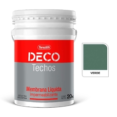 Membrana Líquida Impermeabilizante Deco Techos Tersuave x 20 Kgs. - Mundo Bega