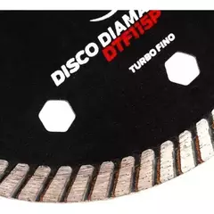 DISCO DIAMANTADO TURBO FINO PERFORMANCE 115X1.2 - DTF115P - Mundo Bega