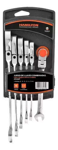 JUEGO LLAVE COMBINADA J CRIQUET ART 8,10,12,13,14,17 - JCCA6P