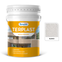 Tersuave Revoque Plástico Romano Mediano Blanco X 30kg. en internet