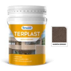 Tersuave Revoque Plástico Romano Mediano Blanco X 30kg.
