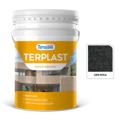 Tersuave Revoque Plástico Romano Mediano Blanco X 30kg.