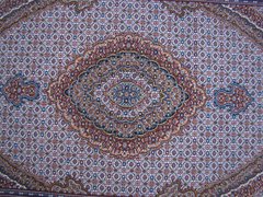 Tapete Persa Tabriz Mahi 1,50 x 1,00 - Bege - AHMAD TAPETES