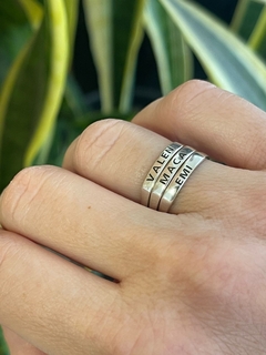 Anillo Plata 925 - Thin - ROMINA relojeria+joyeria