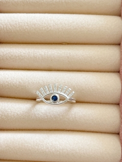 Anillo Plata 925 - Ojo Turco - ROMINA relojeria+joyeria