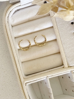 Aros Oro 18k - Argolla Facetada N°1 - comprar online