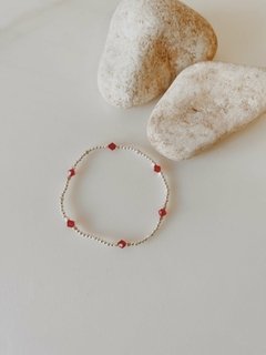 Pulsera Plata 925 - Elastizada con cristal en internet