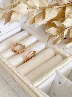 Aros Bañados - Argolla Hexagonal - comprar online