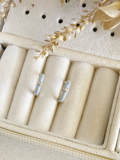 Aros Plata 925 - Argollita Esmaltada Susanito