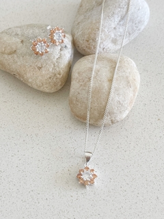 Conjunto Plata 925 - Aros, Dije y Cadena N°12 - tienda online