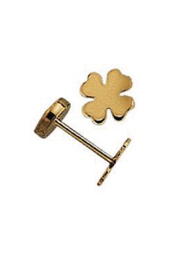 Abridor Oro 18k - Trebol (CH-755)