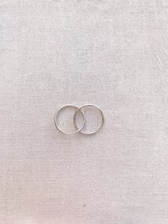 Aros Plata 925 - Cubanito N°4