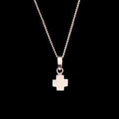 Dije Plata 925 - Cruz Vol I (DI34) - ROMINA relojeria+joyeria