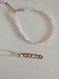 Set Cristal VII - Light Rose - ROMINA relojeria+joyeria