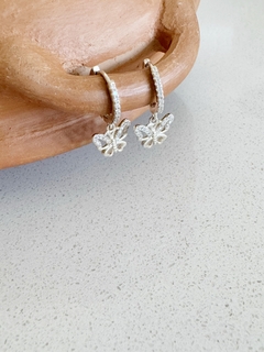 Aros Plata 925 - Argolla Mariposa - comprar online