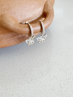 Aros Plata 925 - Argolla Mariposa