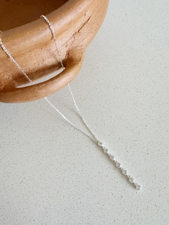 Collar Plata 925 - Barrita Cubic