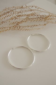 Aros Plata 925 - Argollas N°7