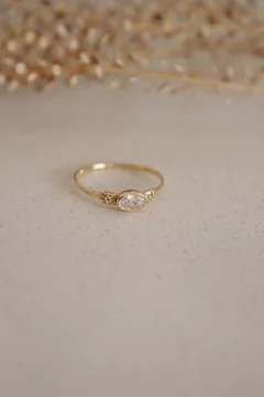 Anillo Oro 18k - Cubik Oval en internet