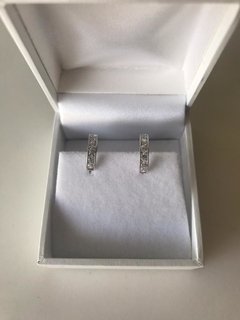 Aro Oro Blanco 18k - Argolla con Cubik en internet