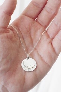 Dije Plata 925 - Round II - ROMINA relojeria+joyeria