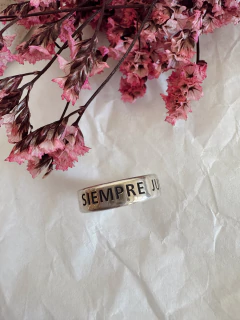 Anillo Plata 925 - Name - ROMINA relojeria+joyeria