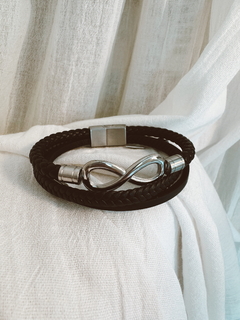 Pulsera Cuero y Acero - PUA 2080 - ROMINA relojeria+joyeria