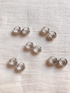 Aros Plata 925 - Argollas Mini Boho