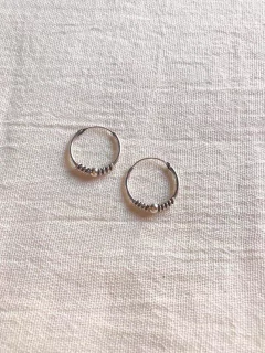 Aros Plata 925 - Argollas Boho N°4 (17mm) en internet