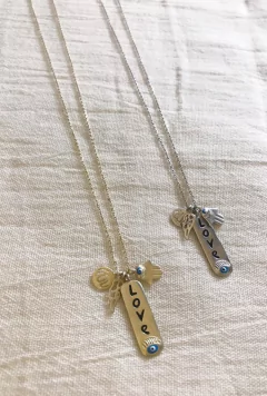Collar Plata 925 - Bañado + Charms