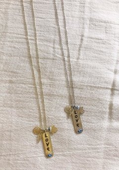 Collar Plata 925 - Bañado + Charms - ROMINA relojeria+joyeria