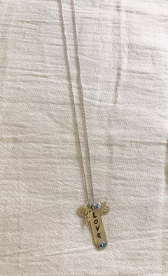 Collar Plata 925 - Bañado + Charms - ROMINA relojeria+joyeria