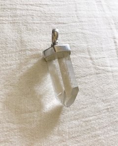 Dije Piedra Natural - Punta Cuarzo Transparente - comprar online