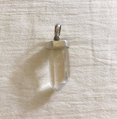 Dije Piedra Natural - Punta Cuarzo Transparente en internet