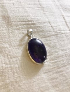 Dije Piedra Natural - Amatista Oval - comprar online