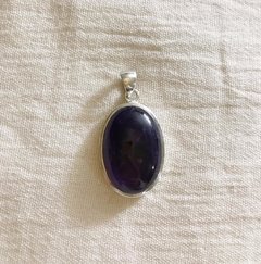 Dije Piedra Natural - Amatista Oval en internet