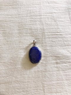 Dije Piedra Natural - Lapislazuli Oval en internet