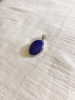 Dije Piedra Natural - Lapislazuli Oval - comprar online