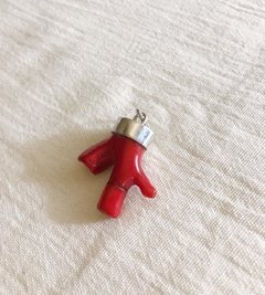 Dije Piedra Natural - Coral Grande - comprar online