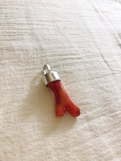 Dije Piedra Natural - Coral Chico